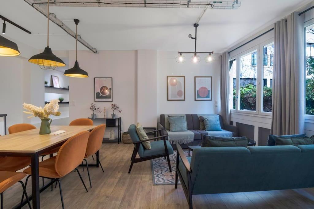 Brand New Flat For 8 People, 3 Bedrooms Paris Bagian luar foto