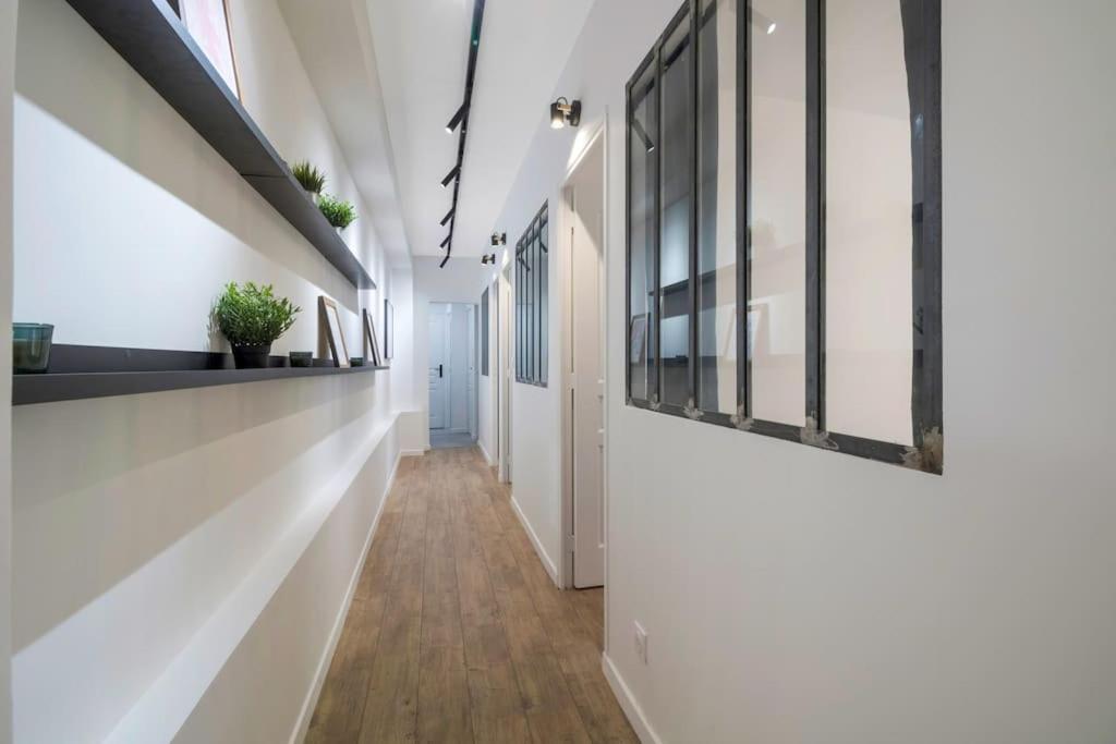 Brand New Flat For 8 People, 3 Bedrooms Paris Bagian luar foto